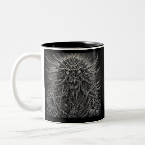 Heavy Metal Monster Two_Tone Coffee Mug