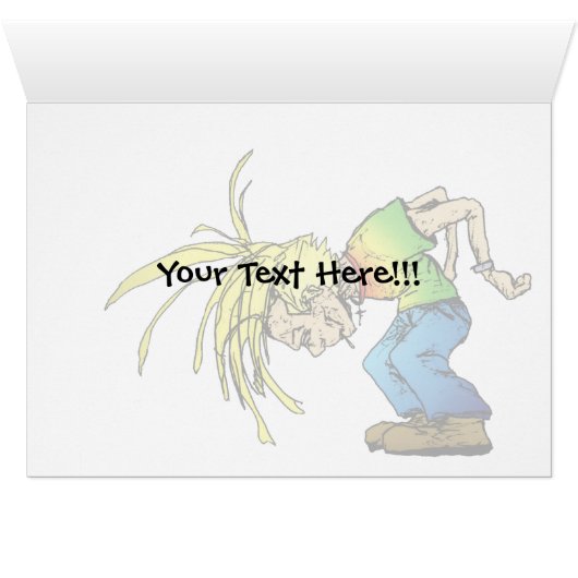 Heavy Metal Mosh Pit Head Banger Party Animal (Inside Horizontal (Bottom))