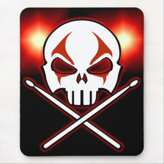Heavy Metal Mousepad Rock & Roll Drummer Mouse Pad