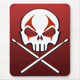 Heavy Metal Mousepad Rock & Roll Drummer Mouse Pad