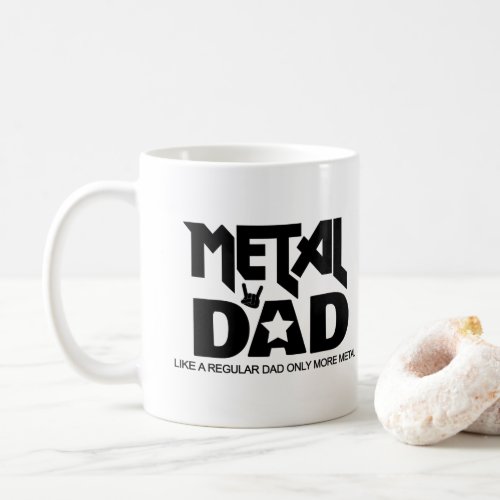 Heavy Metal Music Dad Rocker Hard Rock Alternative Coffee Mug