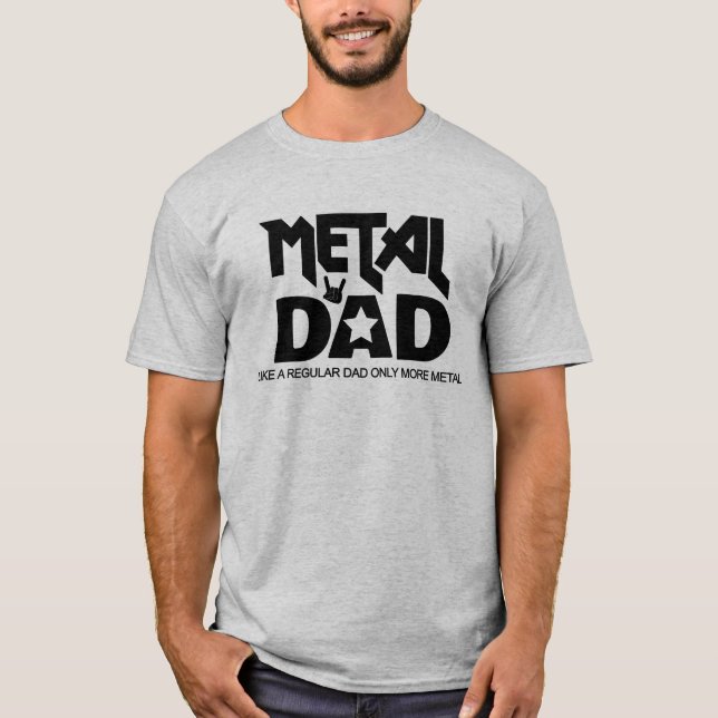 Heavy Metal Music Dad Rocker Hard Rock Alternative T-Shirt (Front)