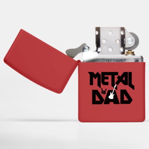 Heavy Metal Music Dad Rocker Hard Rock Guitar   Zippo Lighter