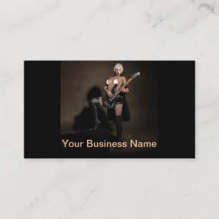 Heavy Metal Opera Pinup Ghoul Business Card