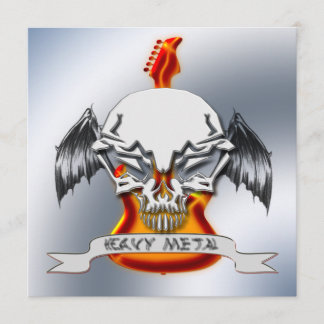 Heavy Metal Party Invitation