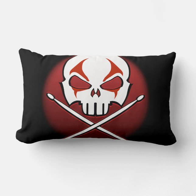 Heavy Metal Pillows Rock & Roll Drummer Pillows (Front)