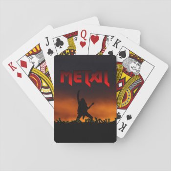 Heavy Metal Playing Cards by HeavyMetalHitman at Zazzle