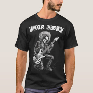 Heavy Metal Punk Rock N Roll Let s Rock Skeleton G T-Shirt