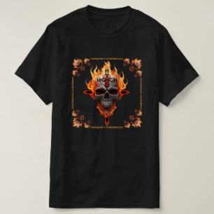 Heavy Metal Rock & Roll Music Band Skull Concert T-Shirt