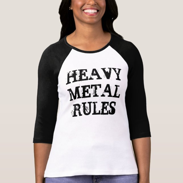 HEAVY METAL RULES T-Shirt (Front)