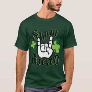Heavy Metal Sham rocked Irish St Patrick's day T-Shirt
