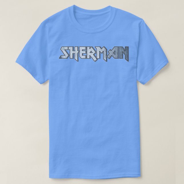 Heavy metal Sherman T-Shirt (Design Front)