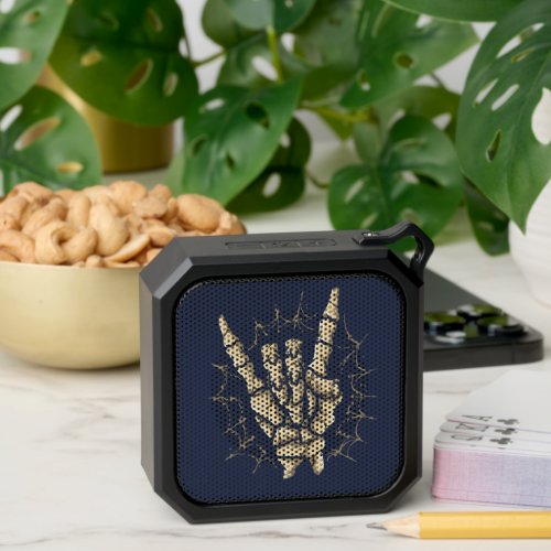 Heavy metal skeleton hand Rock and roll Halloween Bluetooth Speaker