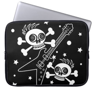 Heavy Metal Skulls Laptop Sleeve