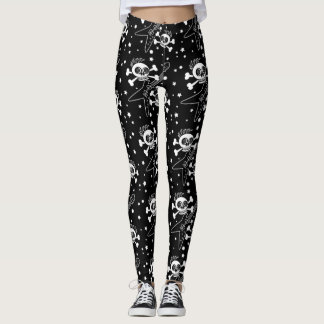 Heavy Metal Skulls Leggings