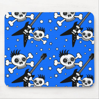 Heavy Metal Skulls Mouse Pad