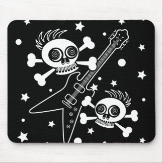 Heavy Metal Skulls Mouse Pad