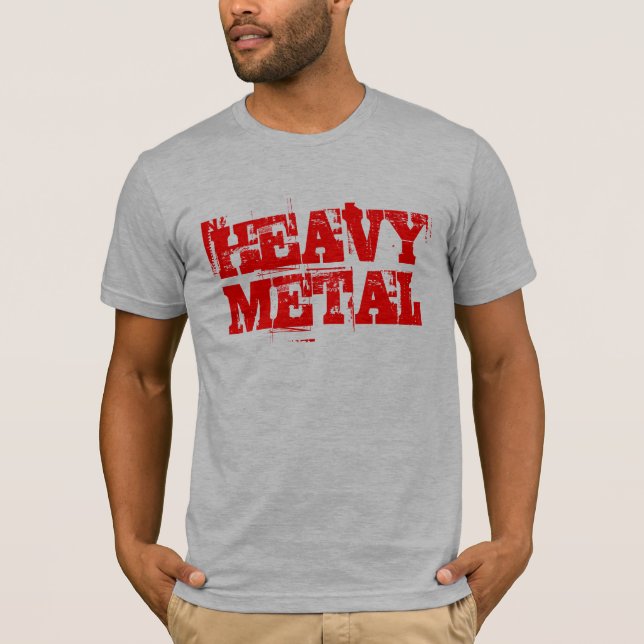Heavy Metal T-Shirt - Heavy Metal Rock T-Shirts (Front)