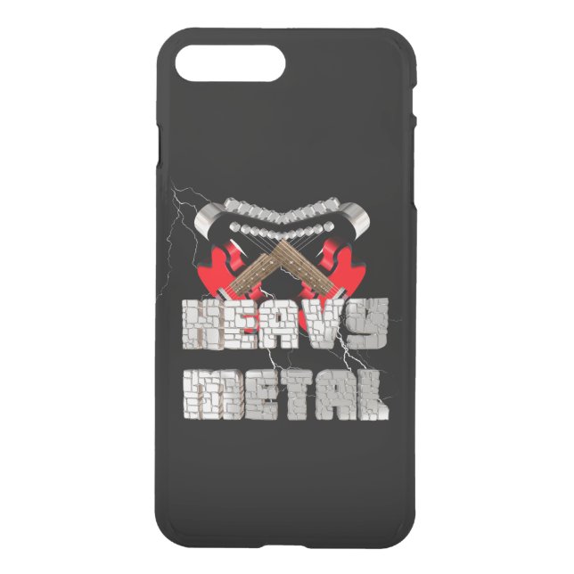 Heavy metal uncommon iPhone case (Back)