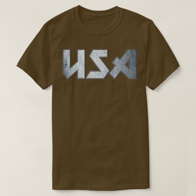 Heavy metal USA T-Shirt (Design Front)