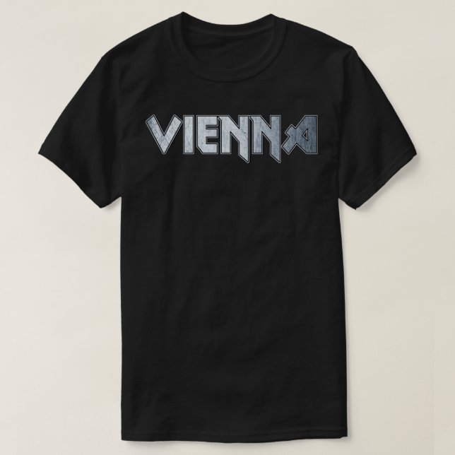 Heavy metal Vienna T-Shirt (Design Front)