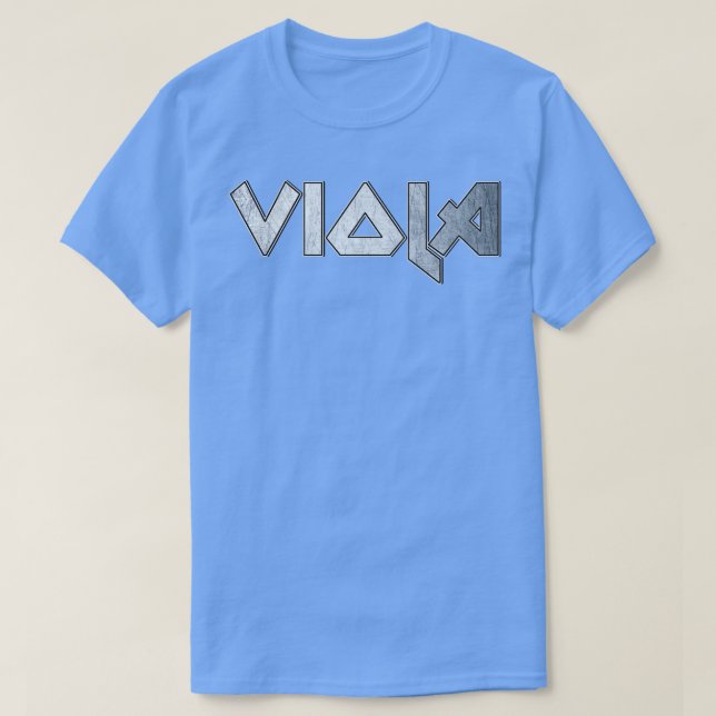 Heavy metal Viola T-Shirt (Design Front)