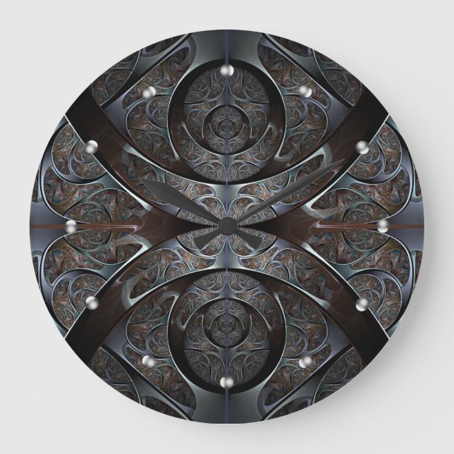 Heavy metal  Wall Clock (Front)