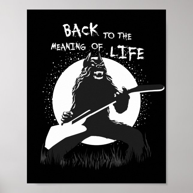 Heavy Metal Werewolf Poster (Front)