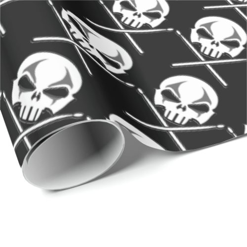 Heavy Metal Wrapping Paper Rock Drummer Gift Paper
