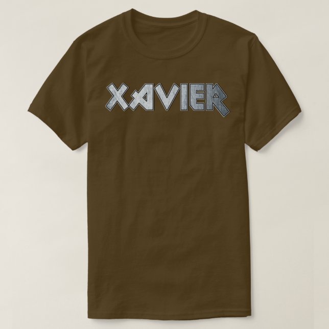 Heavy metal Xavier T-Shirt (Design Front)