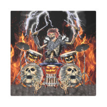 Heavy Metal Zombie Drummer: Come Light My Fire!