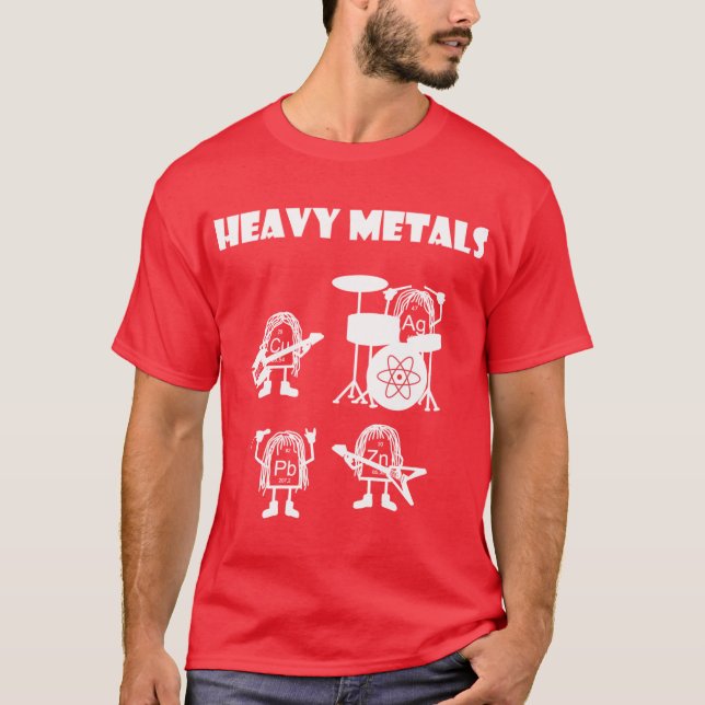 Heavy metals1 gift T-Shirt (Front)