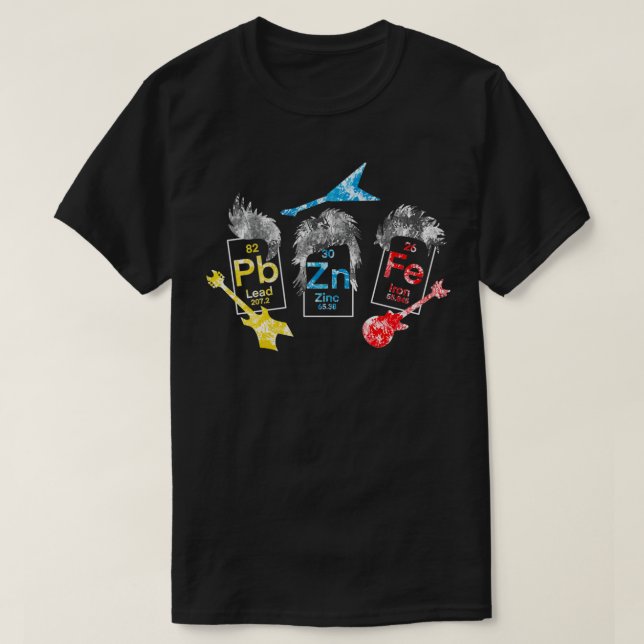 Heavy metals chemistry pun 2 T-Shirt (Design Front)