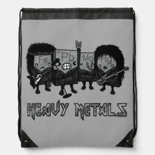 Heavy Metals Drawstring Bag