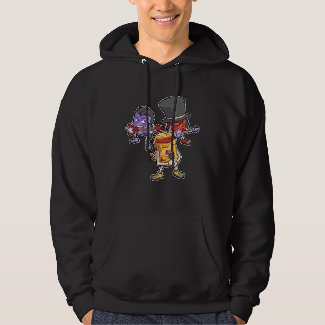 Heavy Metals Elements Science Geek Periodic Table Hoodie (Front)