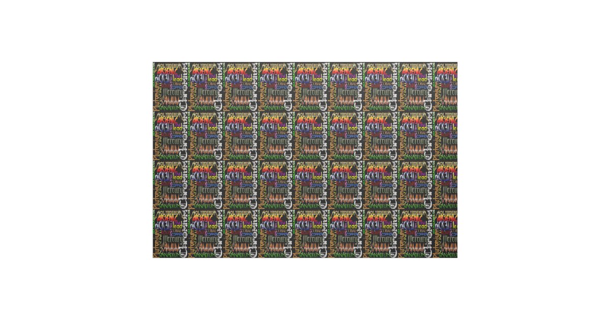 Heavy Metals Fabric Zazzle