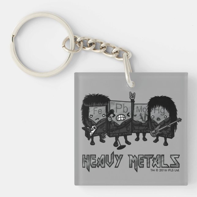 Heavy Metals Keychain (Front)