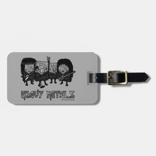 Heavy Metals Luggage Tag (Front Horizontal)