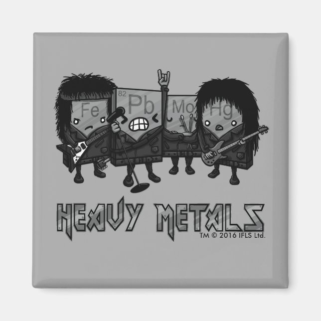 Heavy Metals Magnet (Front)