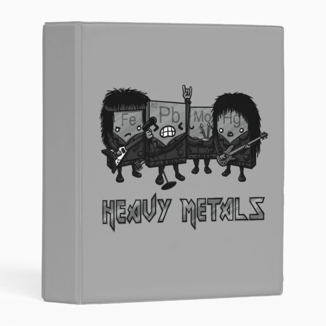 Heavy Metals Mini Binder (Front/Spine)