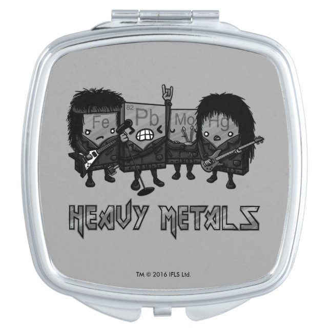 Heavy Metals Mirror For Makeup (Front)