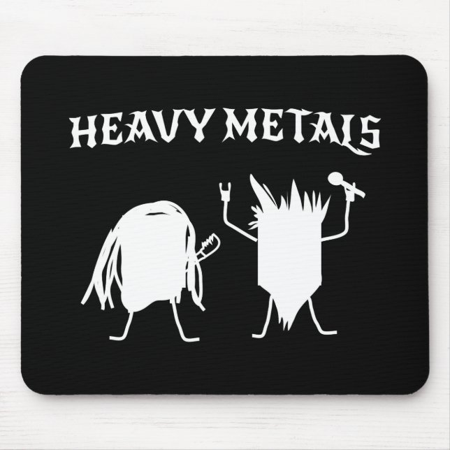 Heavy Metals Mouse Pad (Front)