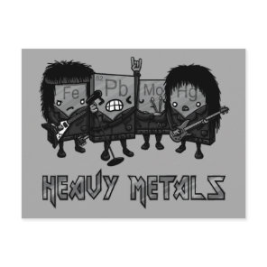 Heavy Metals Postcard