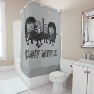Heavy Metals Shower Curtain
