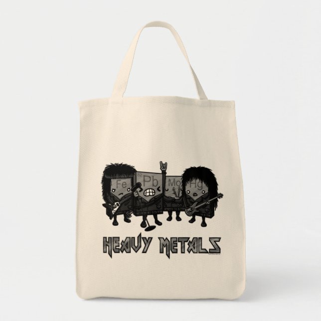 Heavy Metals Tote Bag (Front)