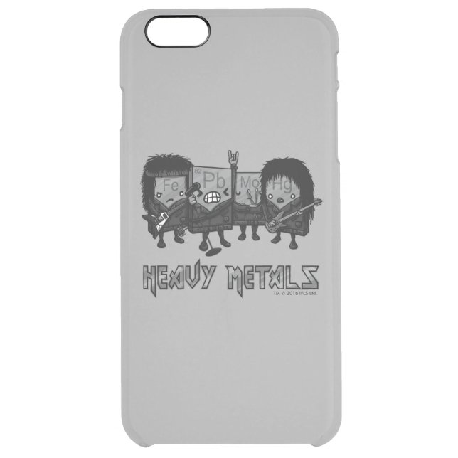 Heavy Metals Uncommon iPhone Case (Back)