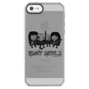 Heavy Metals Clear iPhone SE/5/5s Case