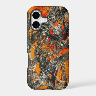 Heavy Orange Camo iPhone 17 Case