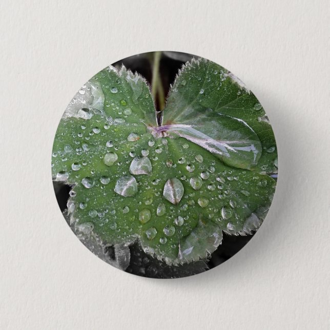 heavy rain pinback button (Front)