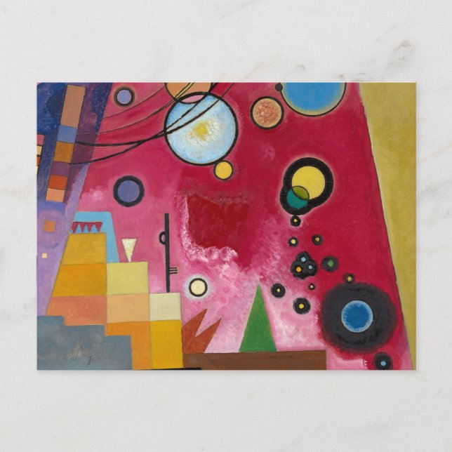 Heavy Red, 1924 by Wassily Kandinsky Postcard (Front)